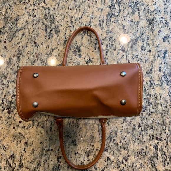 Dooney & Bourke Leather Satchel - Picture 7 of 8